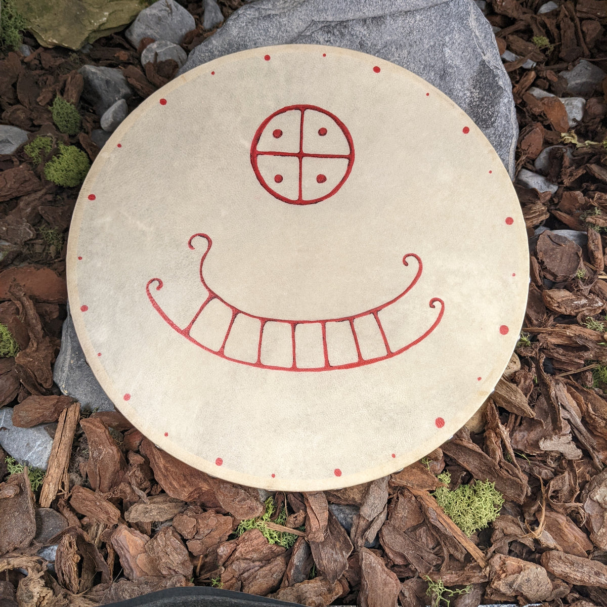  Petroglyph Ship 12" Beginner Drum